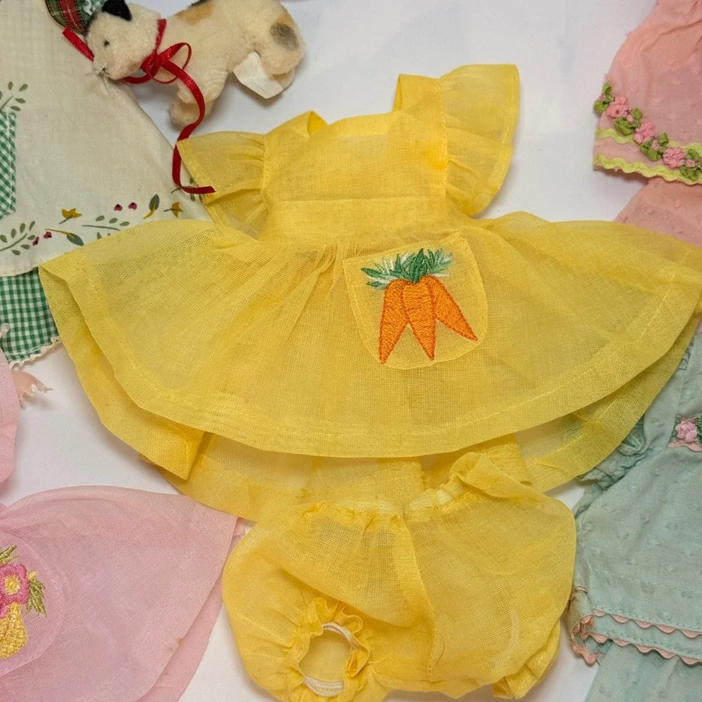 Muffy Vanderbear Doll Clothes Lot of 5 Spring Gingham Dress Pajamas Accessories